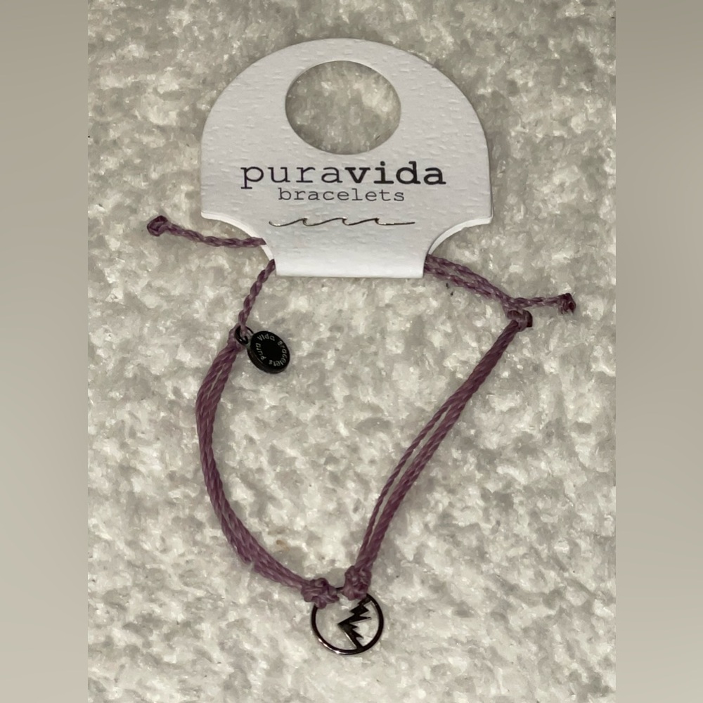 Pura Vida Lavender Silver Sierra bracelet
